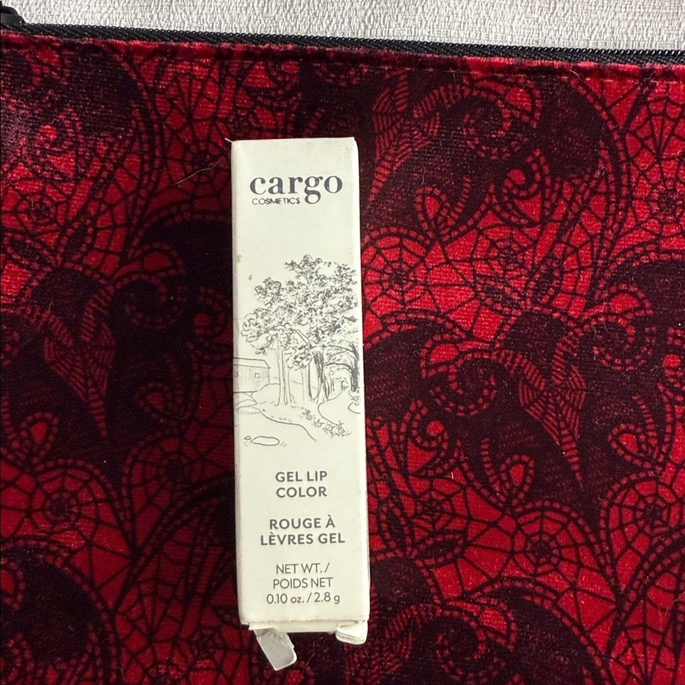 Ipsy Red & Black Patterned Cometic Bundle - Picture 5 of 9